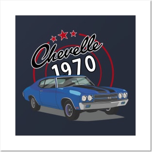 SS Chevelle Retro Design Posters and Art